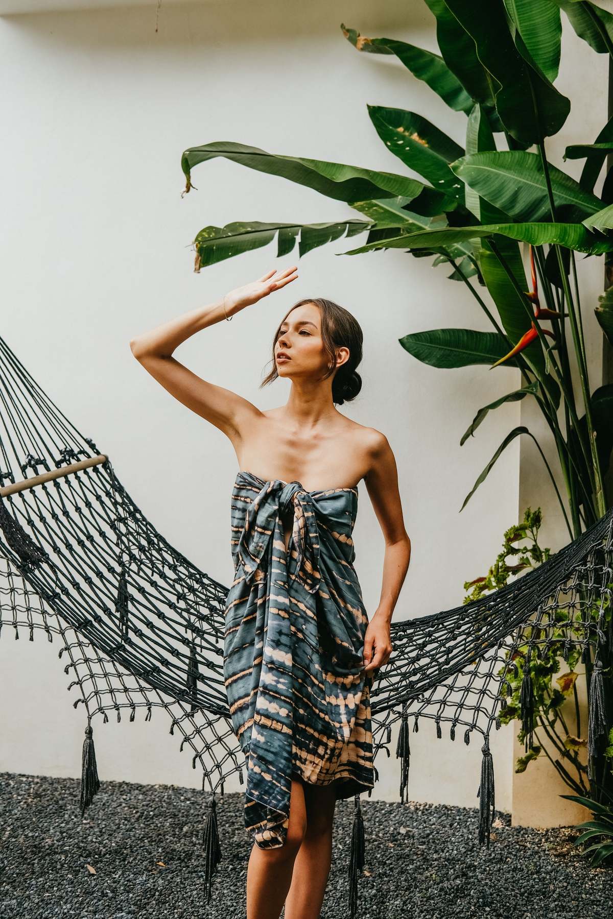 Pink Haley Beach Hand Dyed Sarong - Image 2 of 5