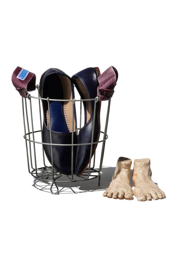 Puebco Belt Handle Round Basket