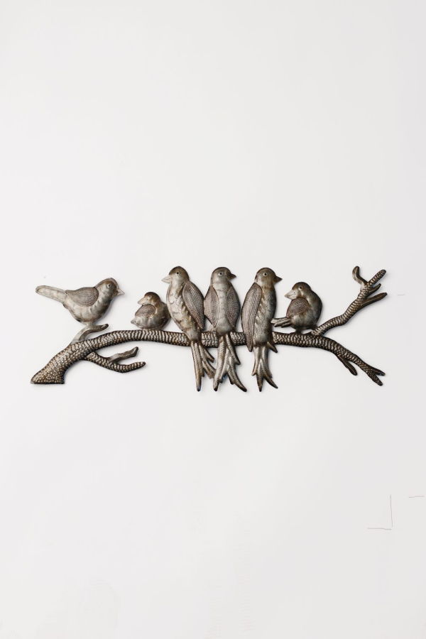 Vi Bella Birds on a Branch Metal Art