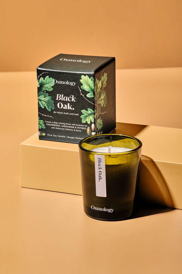 Osmology Black Oak Mini Scented Candle
