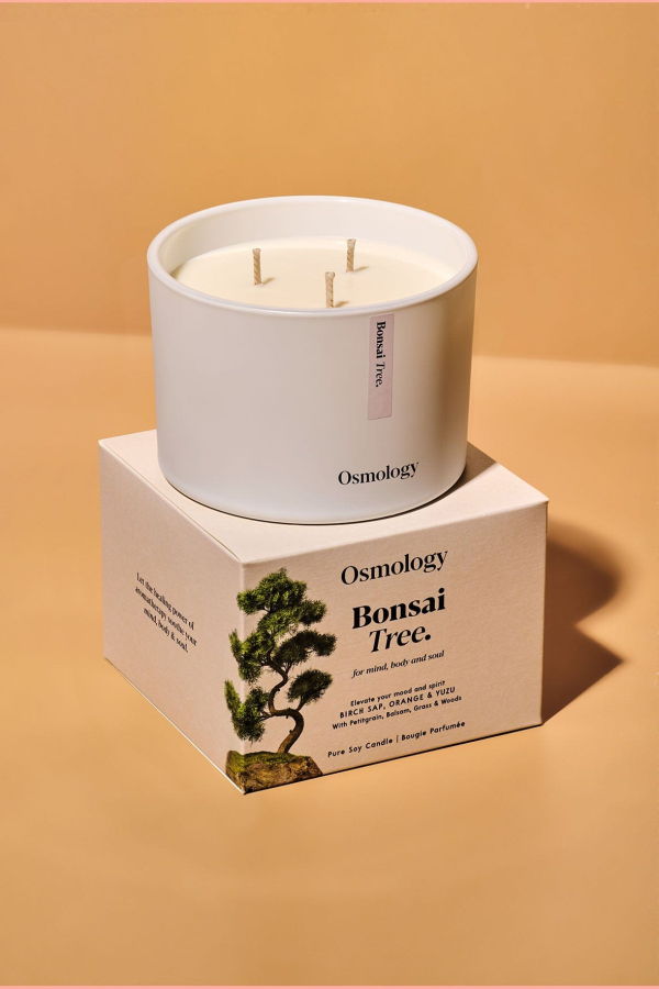 Osmology Bonsai Tree Scented Triple Wick Candle