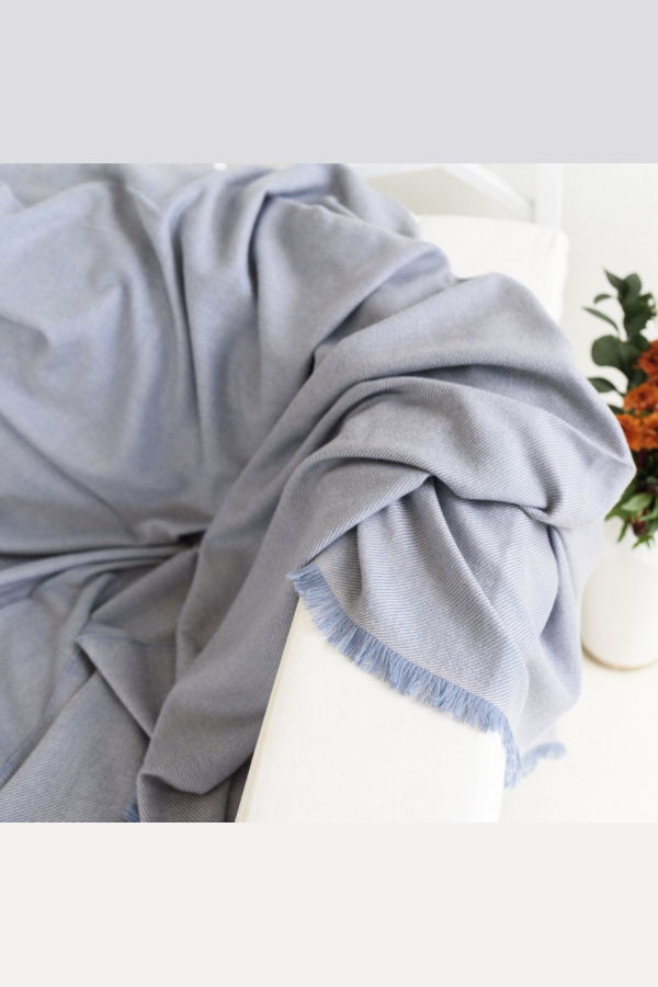 Variously Boro Handwoven Merino Throw