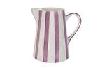 Casa Amarosa Ceramic Stripe Pitcher - Thumbnail 1