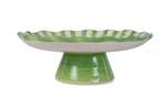 Casa Amarosa Ceramic Stripe Cake Stand - Thumbnail 1
