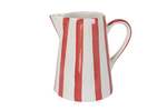 Casa Amarosa Ceramic Stripe Pitcher - Thumbnail 1