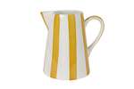 Casa Amarosa Ceramic Stripe Pitcher - Thumbnail 4