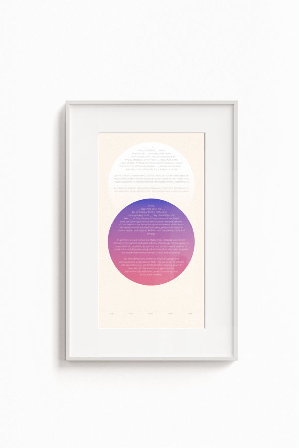 Tchotchke Circles Ketubah