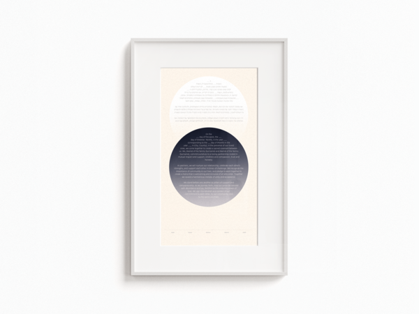 Tchotchke Circles Ketubah