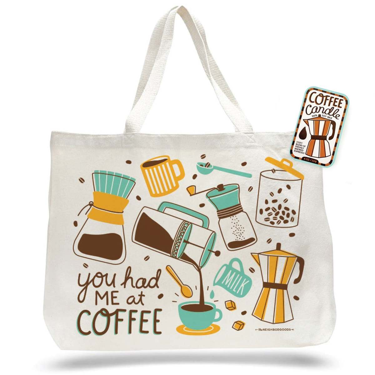 The Neighborgoods Coffee Candle & Tote Gift Set - Image 1 of 9