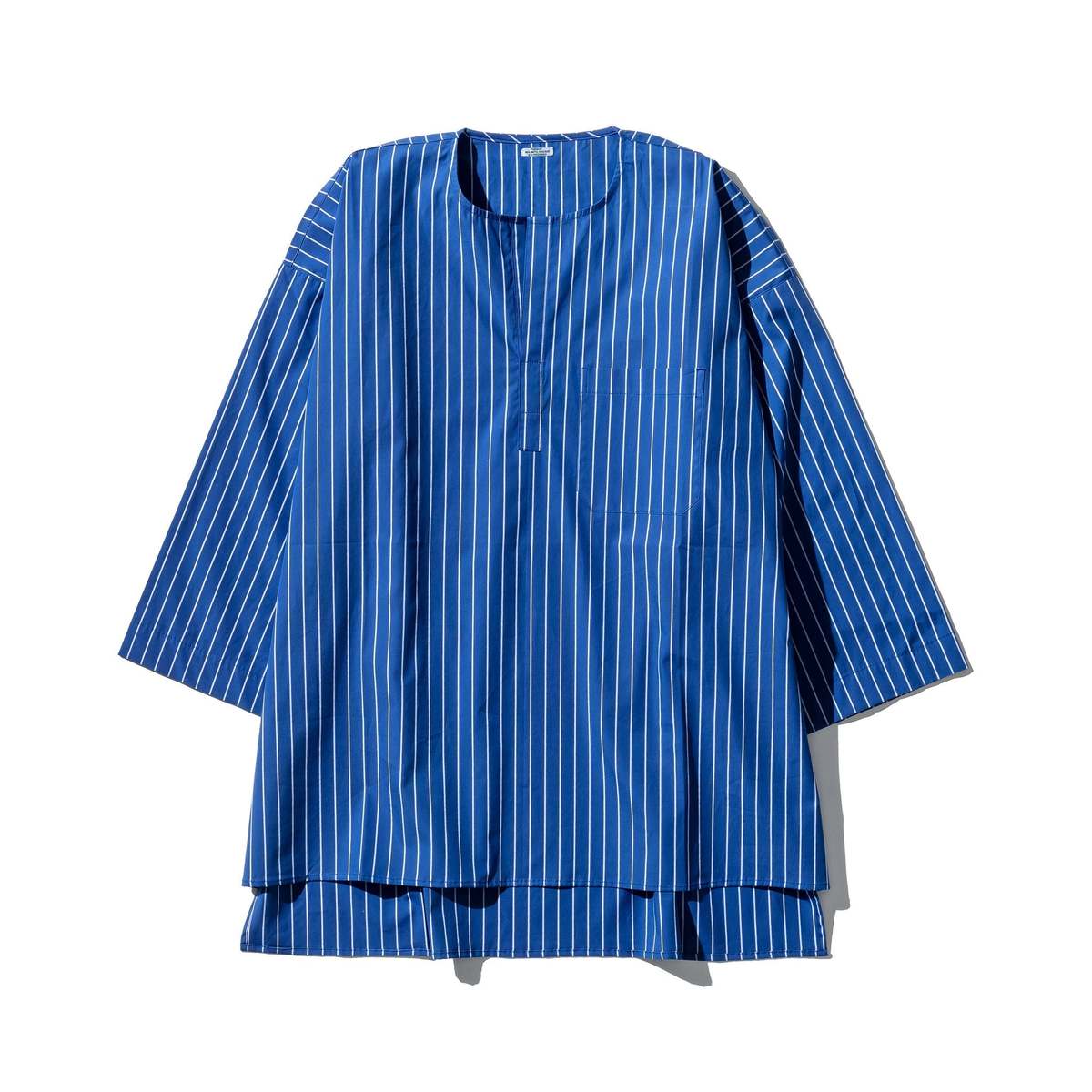 Puebco Cotton Crew Neck Stripe Shirt - Image 2 of 10