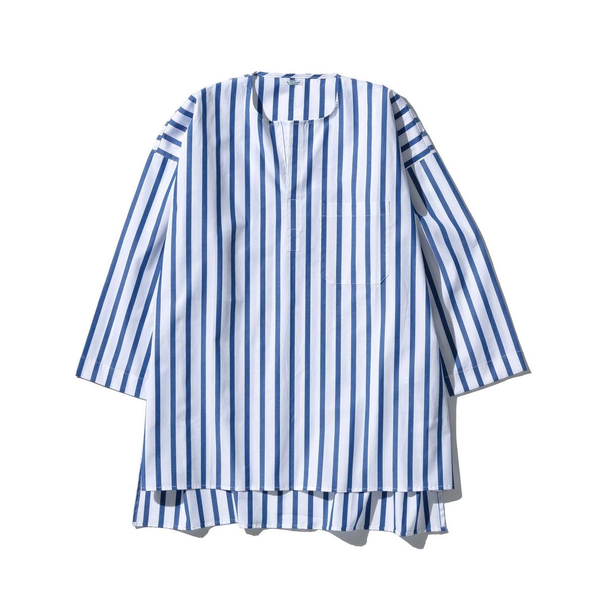 Puebco Cotton Crew Neck Stripe Shirt - Image 3 of 10