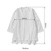 Puebco Cotton Crew Neck Stripe Shirt - Thumbnail 8