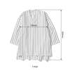 Puebco Cotton Crew Neck Stripe Shirt - Thumbnail 9