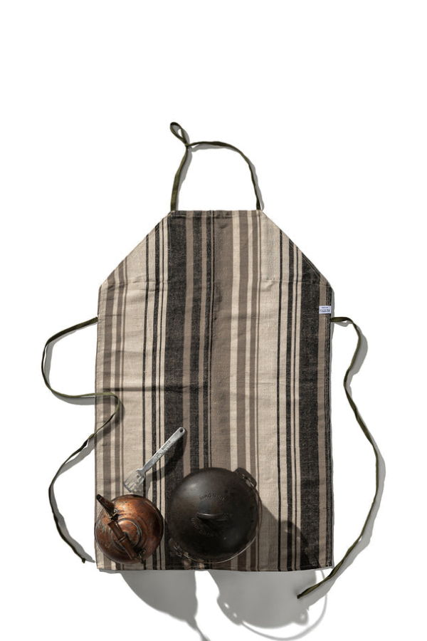 Puebco Cotton Jute Stripe Apron