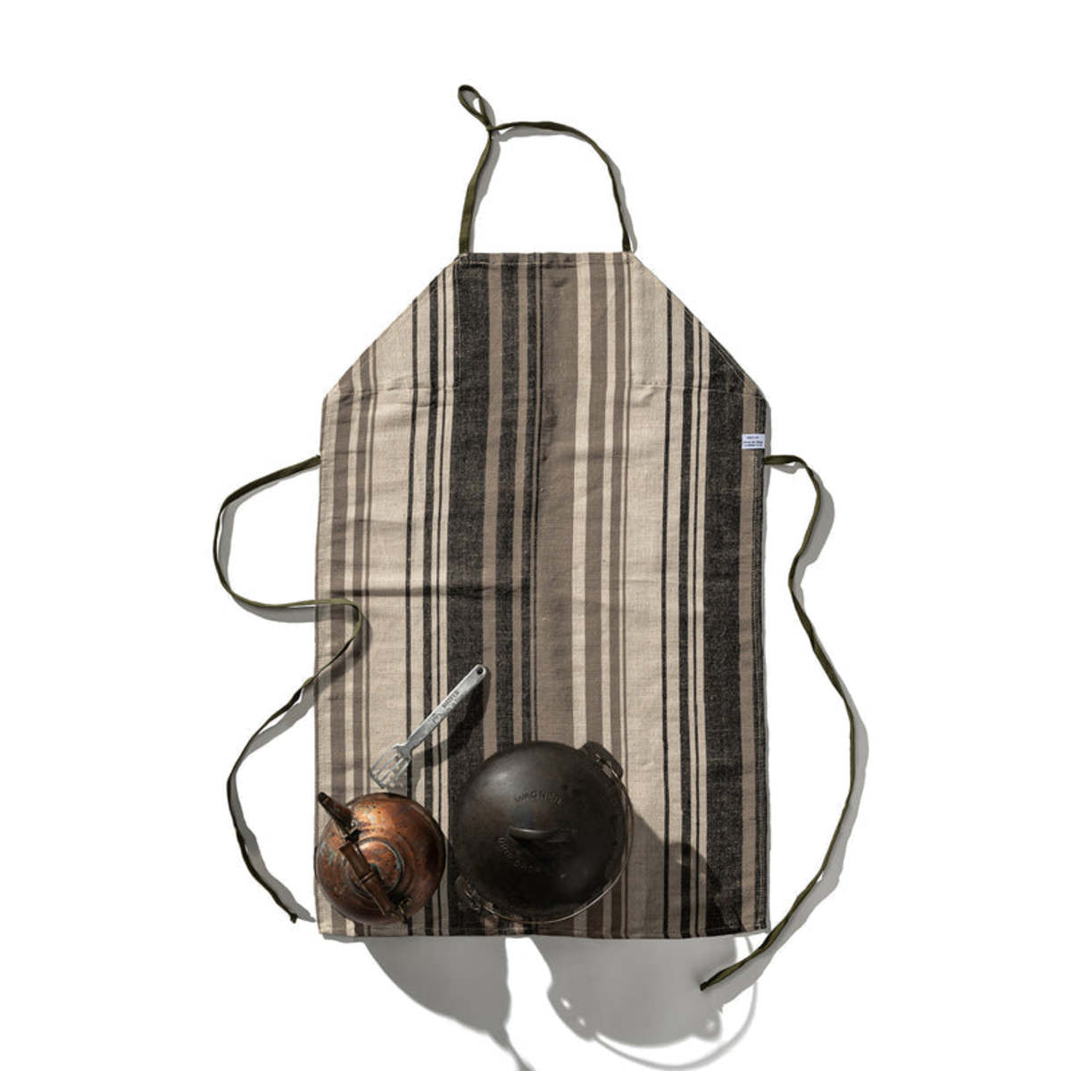 Puebco Cotton Jute Stripe Apron - Image 2 of 4
