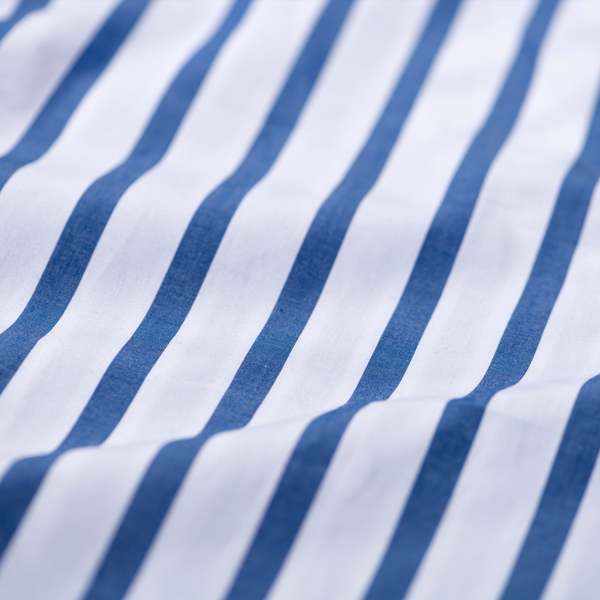 Puebco Cotton V-Neck Stripe Shirt