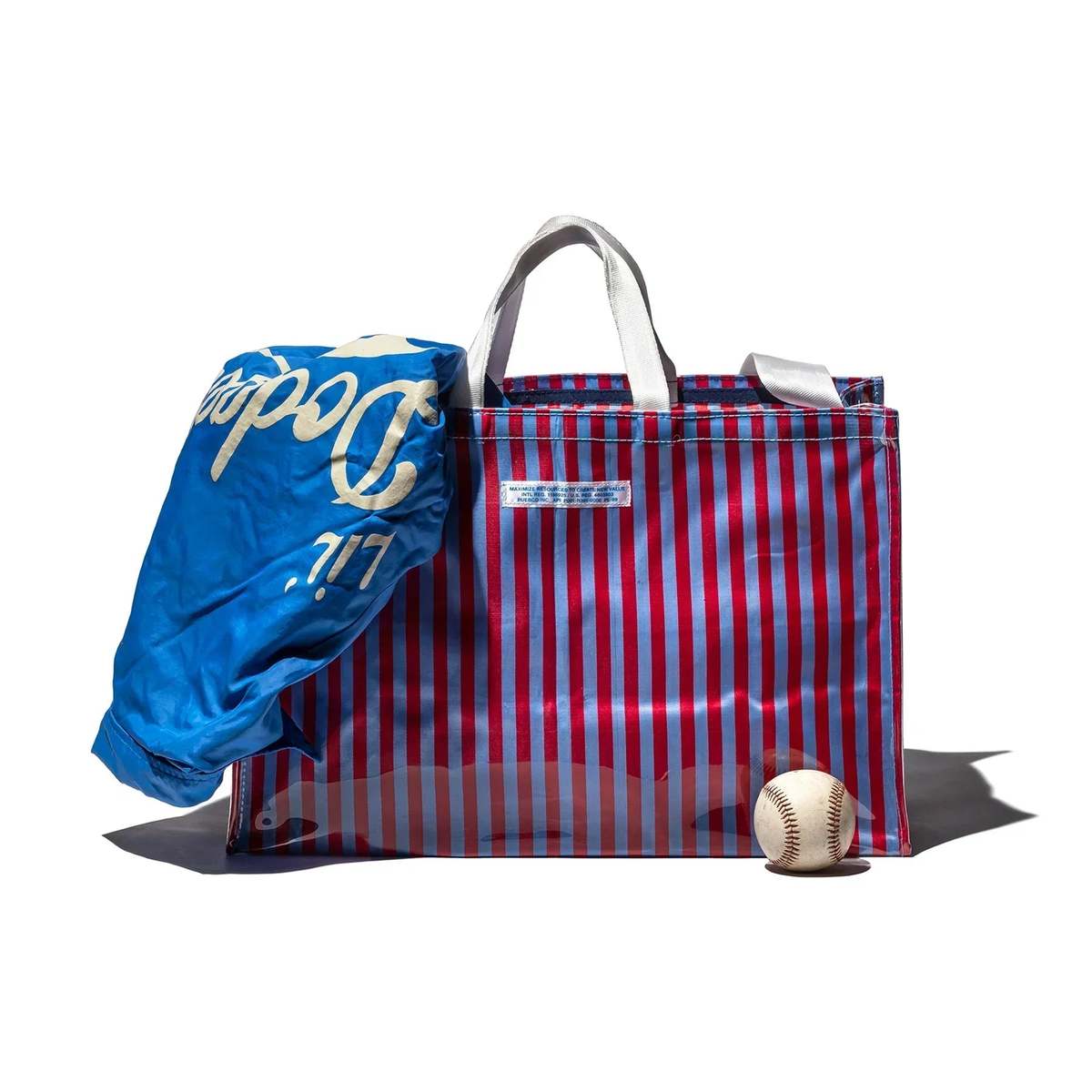 Puebco Covered School Tie Fabric Market Bag - Image 1 of 9
