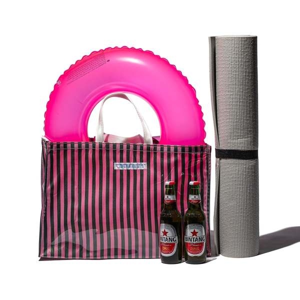 Puebco Covered School Tie Fabric Market Bag