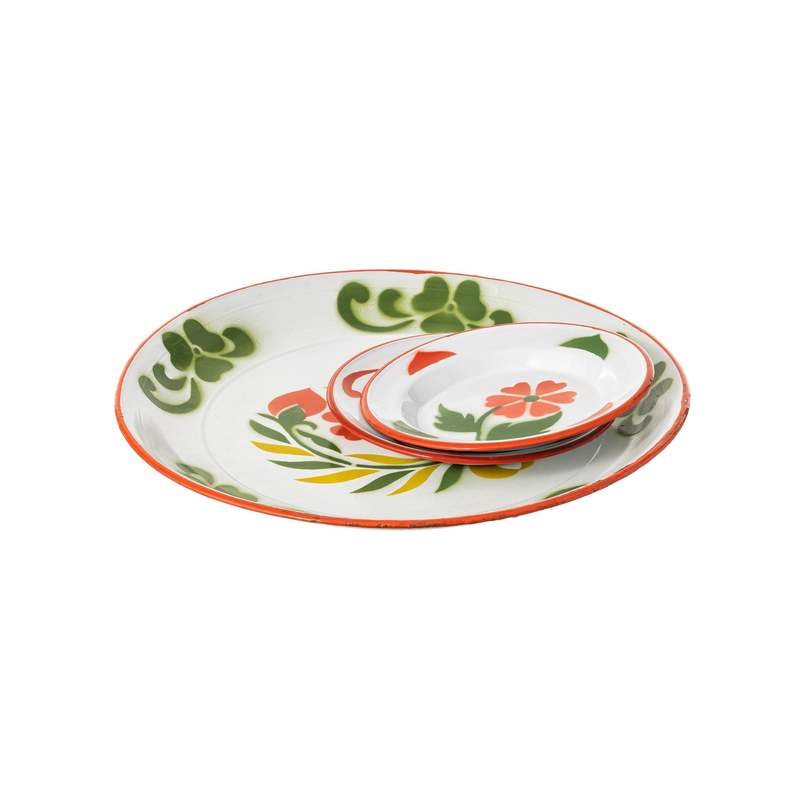 Puebco Enamel Serving Set
