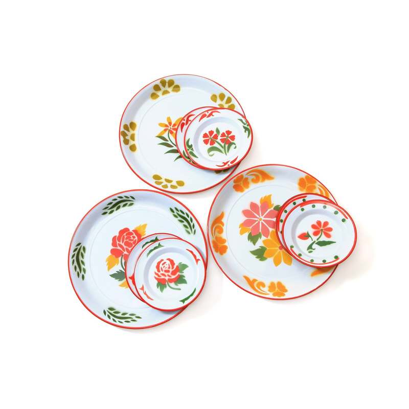 Puebco Enamel Serving Set