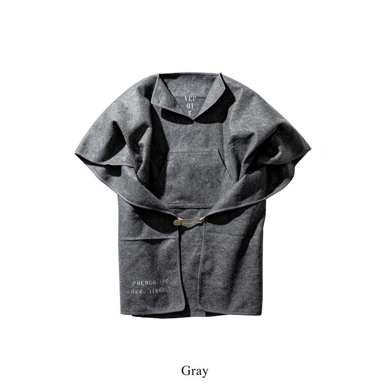 Puebco Felted Blanket Poncho