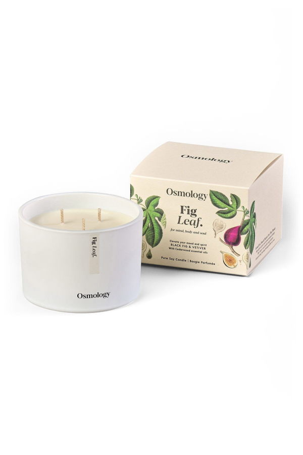 Osmology Fig Leaf Scented Triple Wick Candle