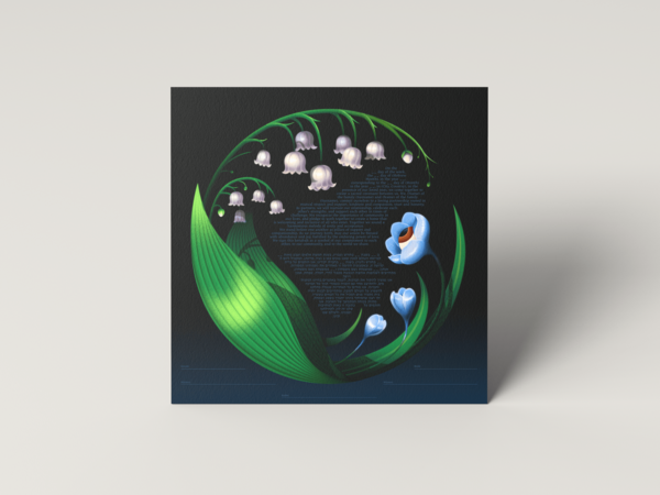 Tchotchke Flower Eye Ketubah - Pearl Tchotchke Flower Eye Ketubah - Pearl