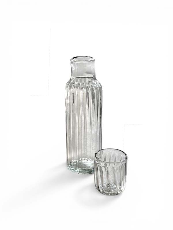 Villa Lua Home Fluted Tall Carafe Set