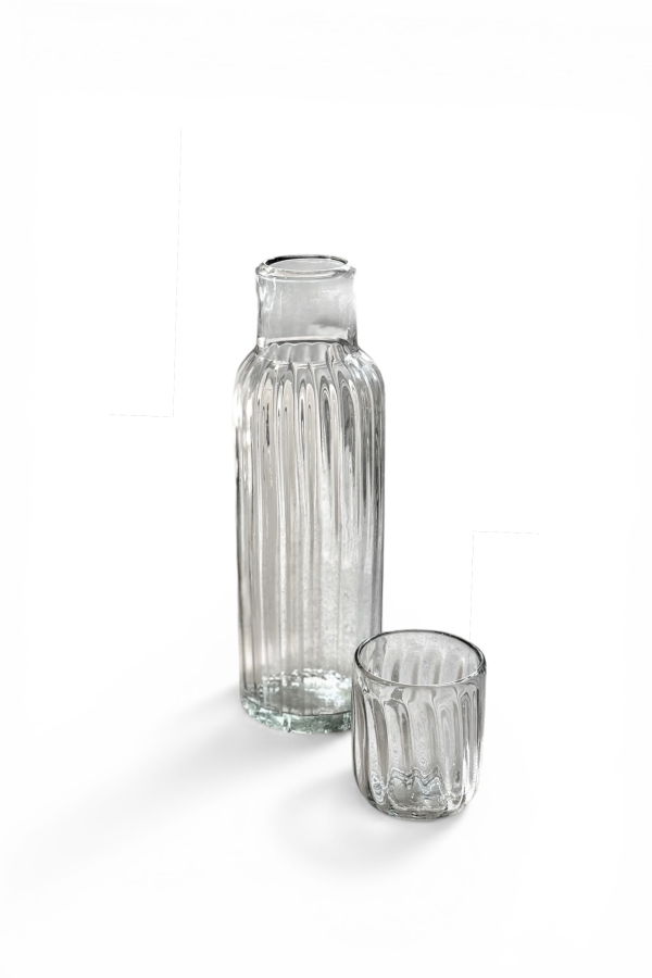 Villa Lua Home Fluted Tall Carafe Set