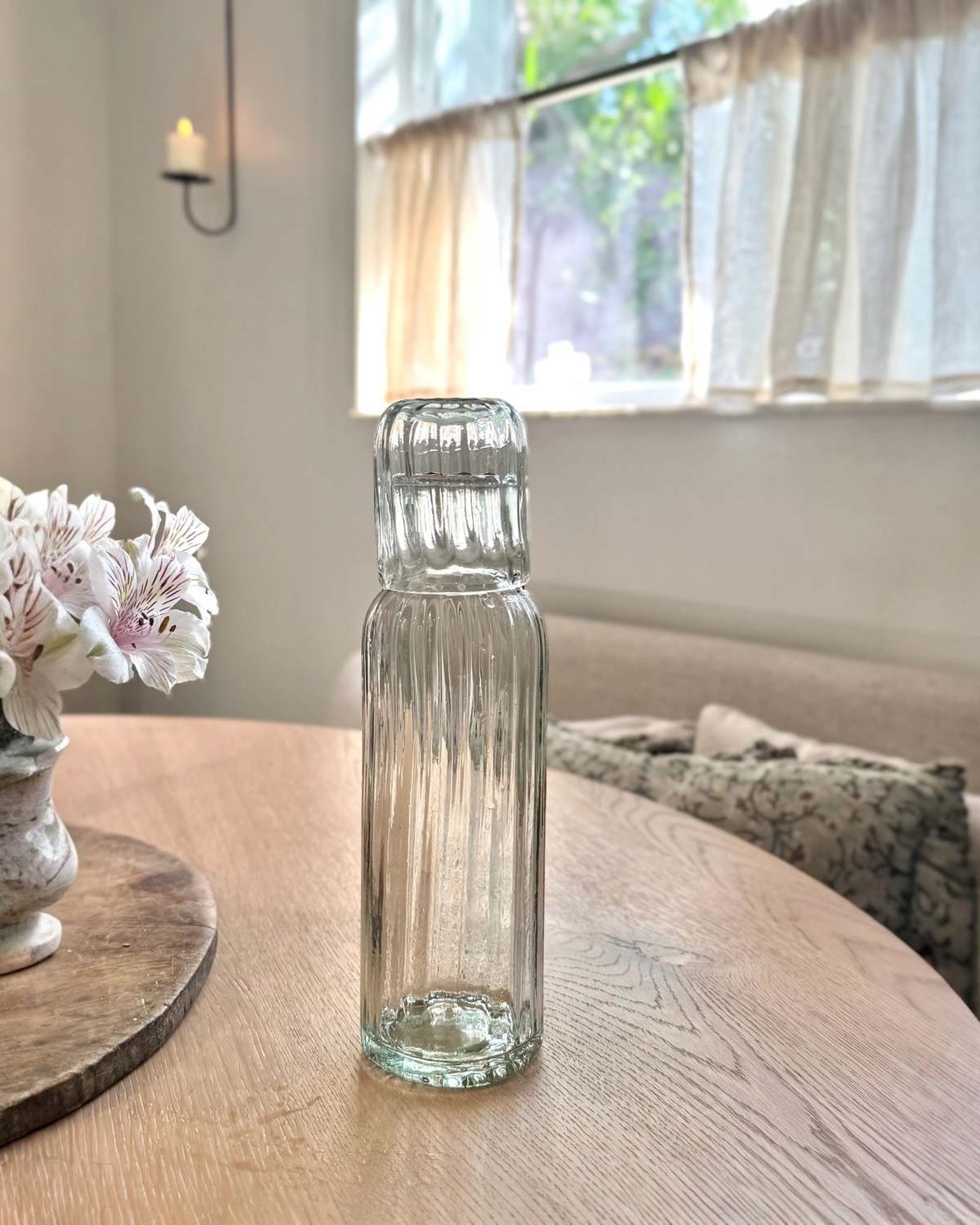 Villa Lua Home Fluted Tall Carafe Set - Image 2 of 7