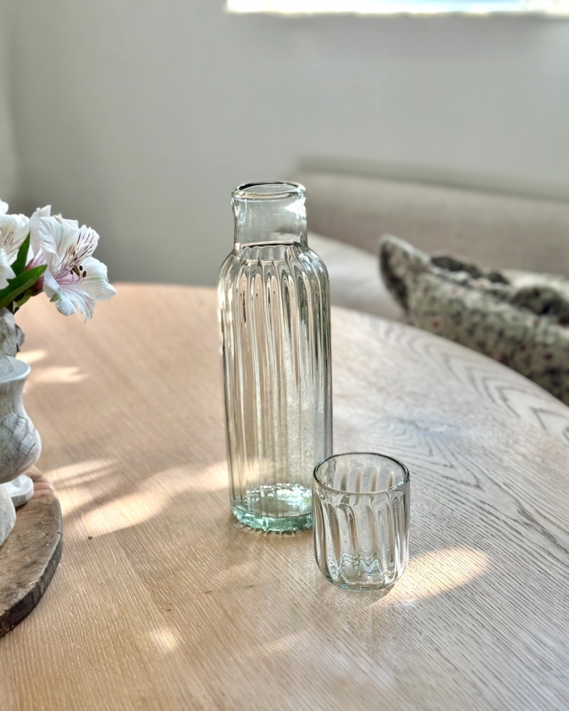 Villa Lua Home Fluted Tall Carafe Set