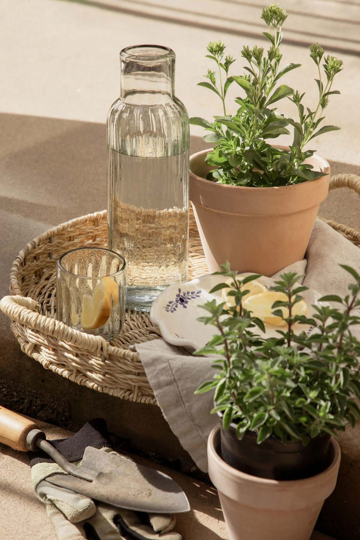 Villa Lua Home Fluted Tall Carafe Set - Image 5 of 7