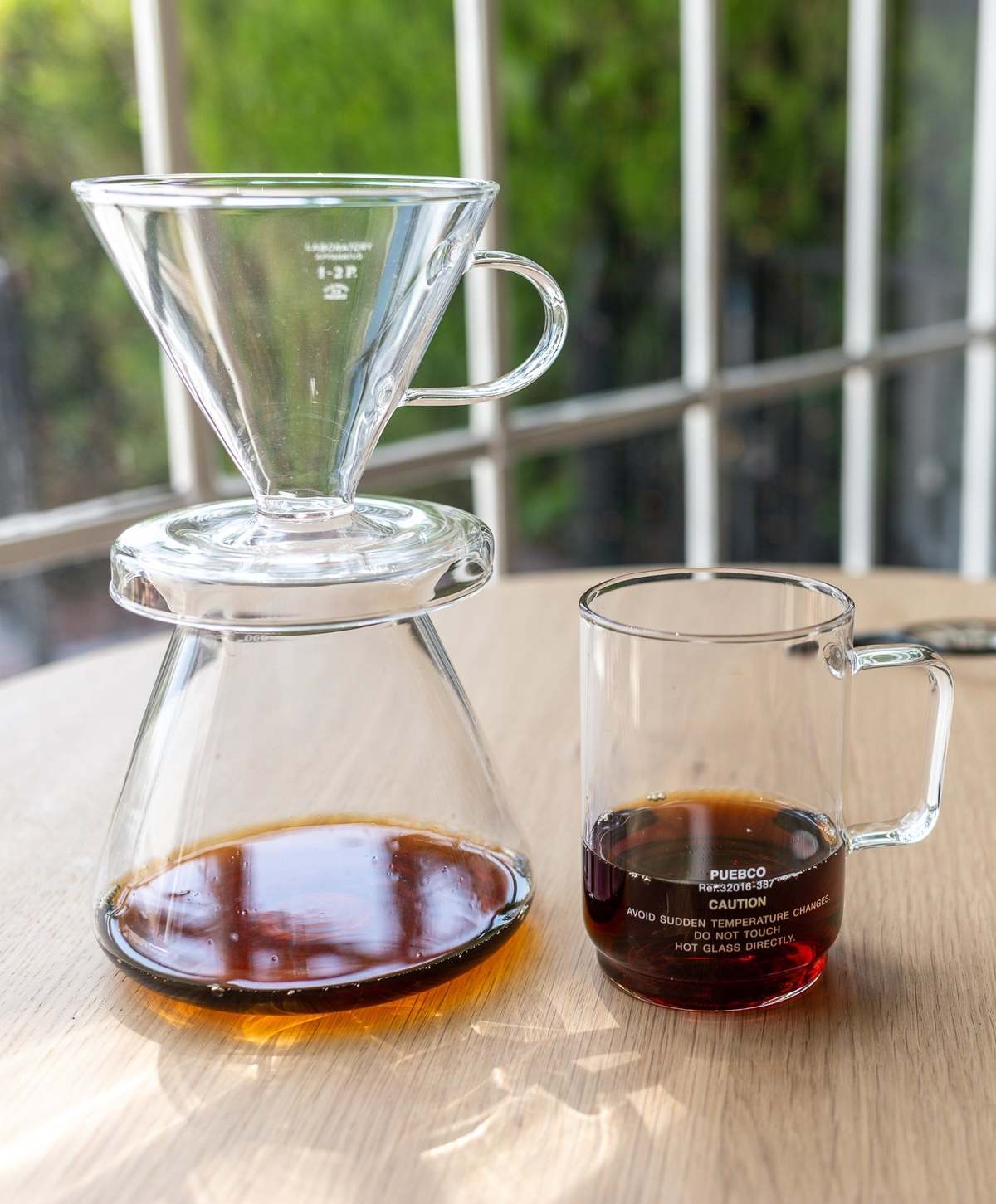 Puebco Glass Coffee Dripper Set - Image 2 of 8