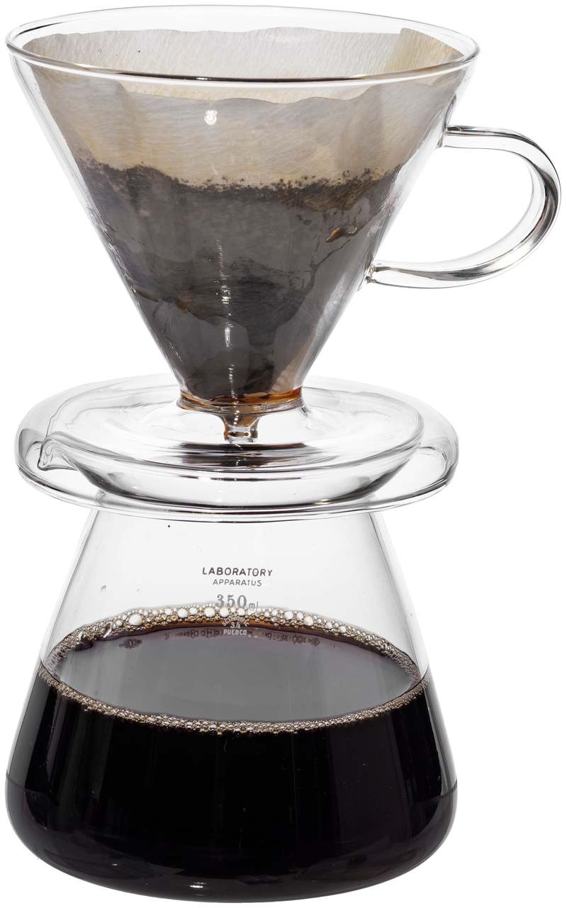 Puebco Glass Coffee Dripper Set