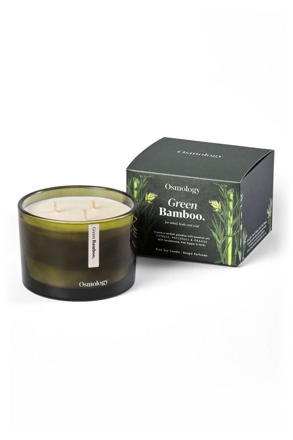 Osmology Green Bamboo Scented Triple Wick Candle