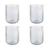 Casa Amarosa Hammered Water Glass Set of 4 - Thumbnail 1