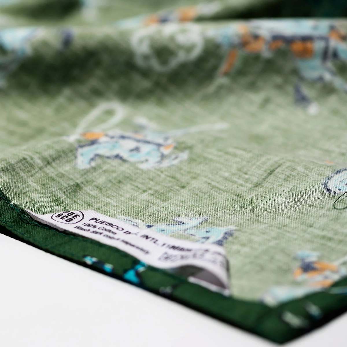 KIDS Puebco Hand Printed Apron With Kerchief / Cowboy Apron - Image 6 of 6