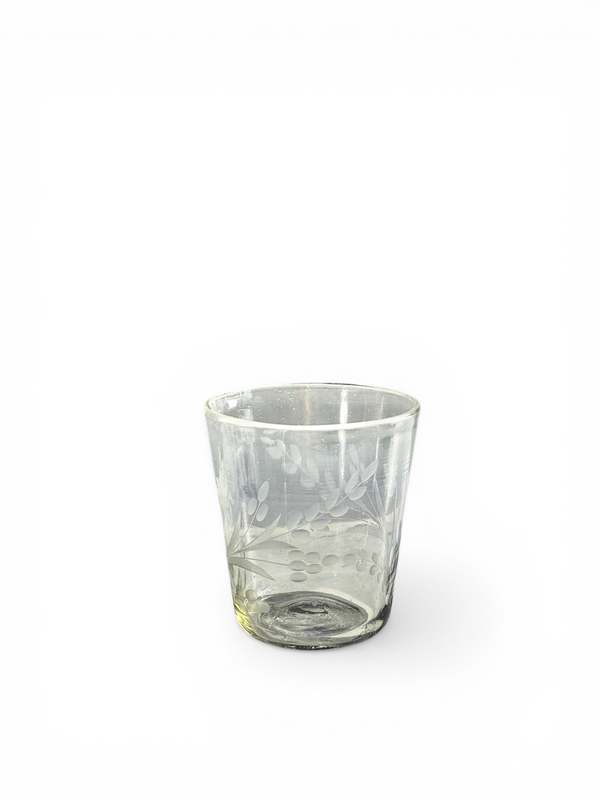 Villa Lua Home Hand-Etched Conical Tumbler, Set of 2