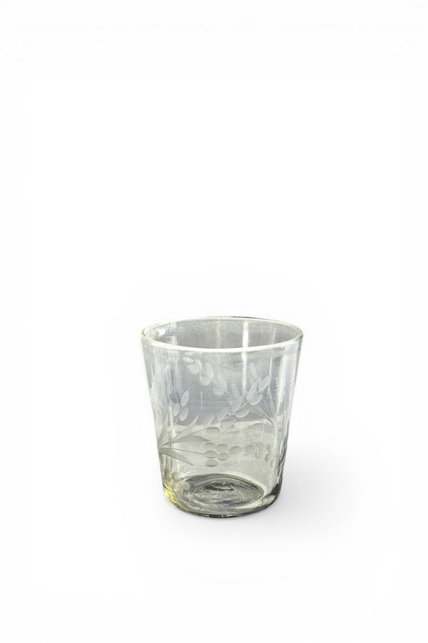 Villa Lua Home Hand-Etched Conical Tumbler, Set of 2