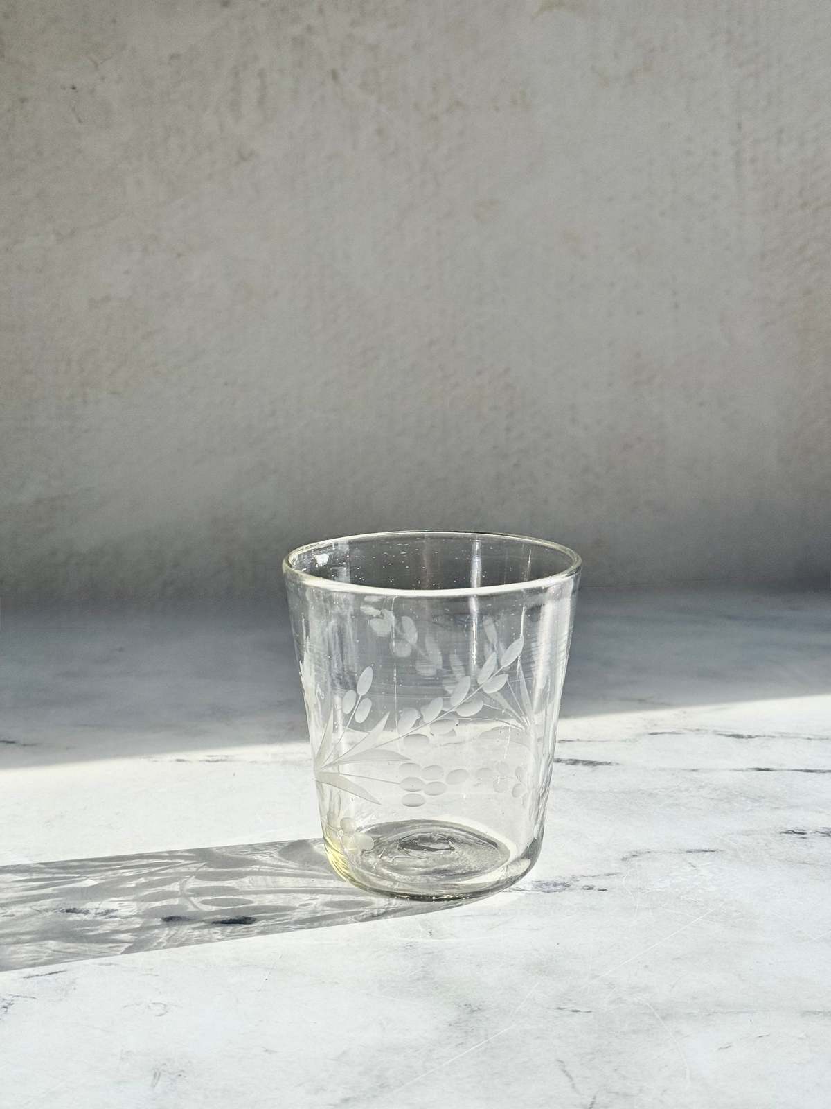 Villa Lua Home Hand-Etched Conical Tumbler, Set of 2 - Image 4 of 10