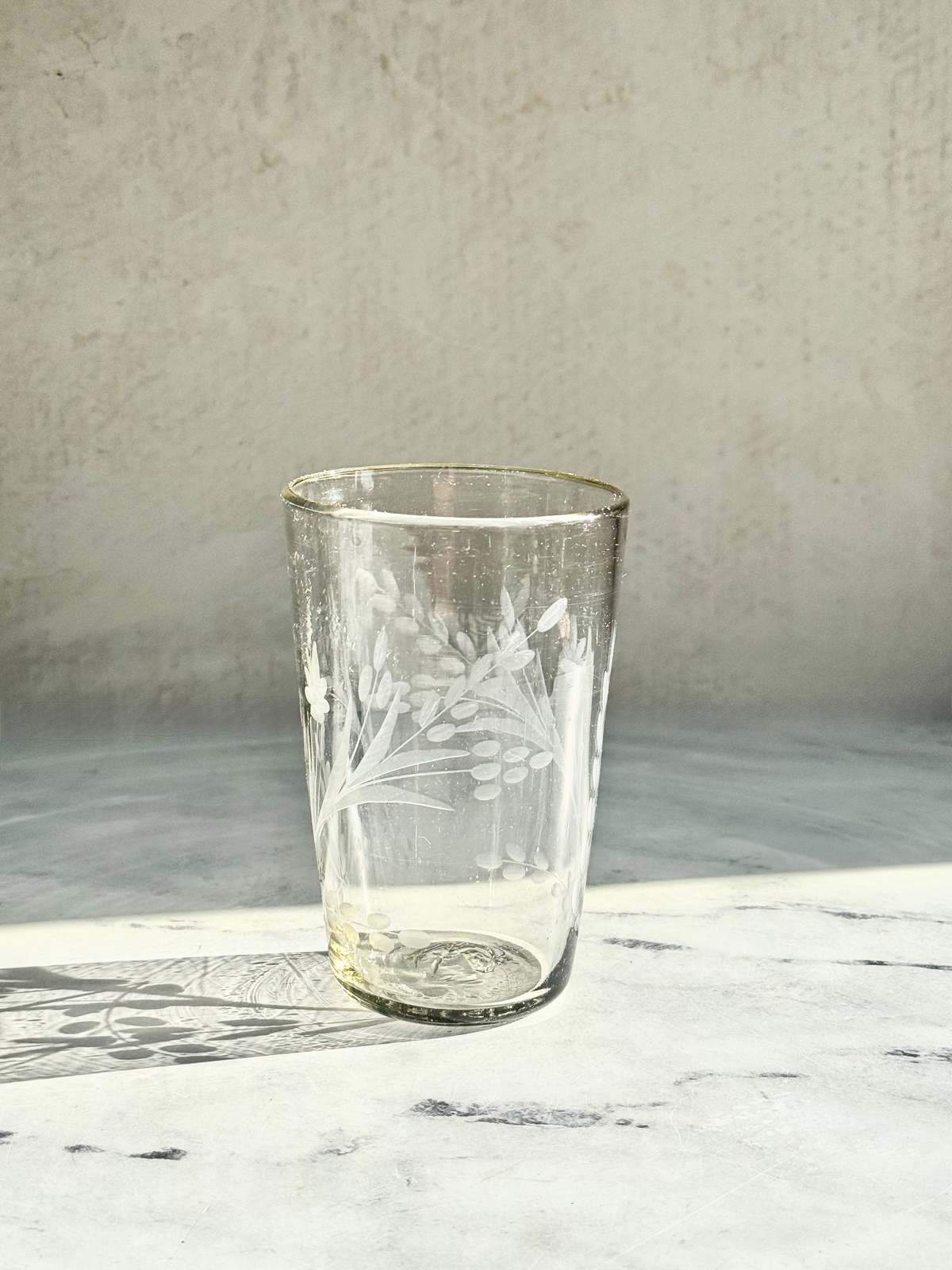 Villa Lua Home Hand-Etched Conical Tumbler, Set of 2 - Image 5 of 10