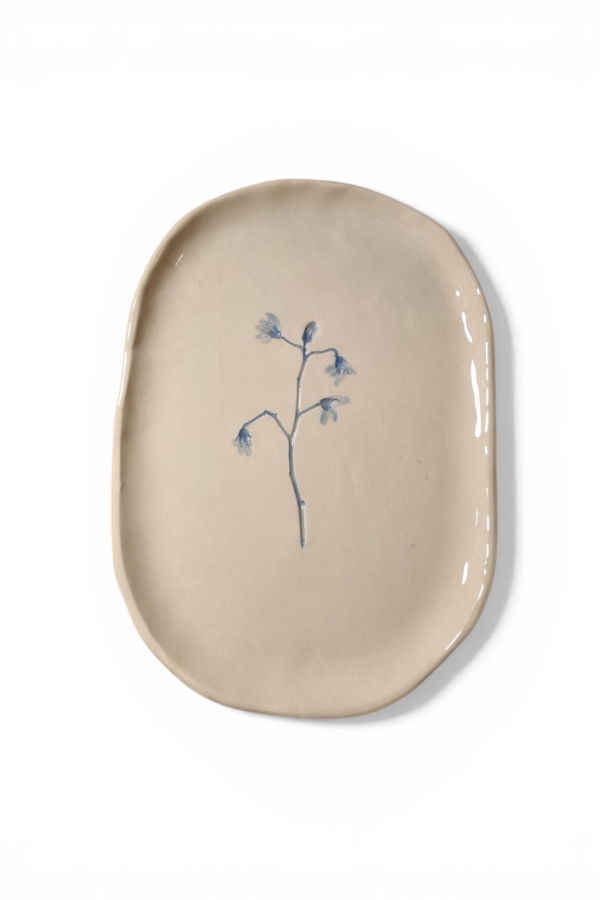 Villa Lua Home Hand-Painted Floral Tray