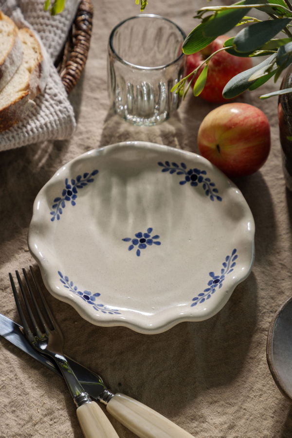 Villa Lua Home Hand-Painted Margot Dessert Plate