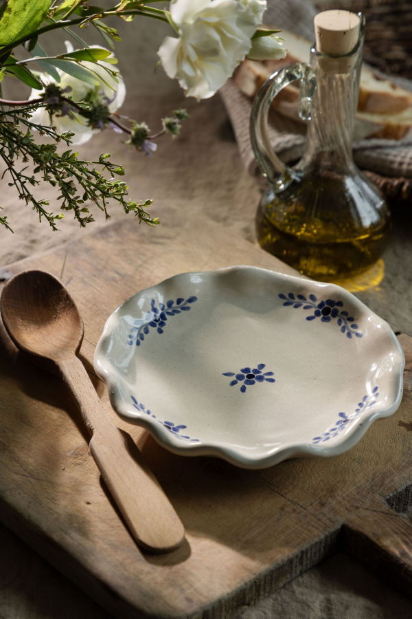 Villa Lua Home Hand-Painted Margot Dessert Plate