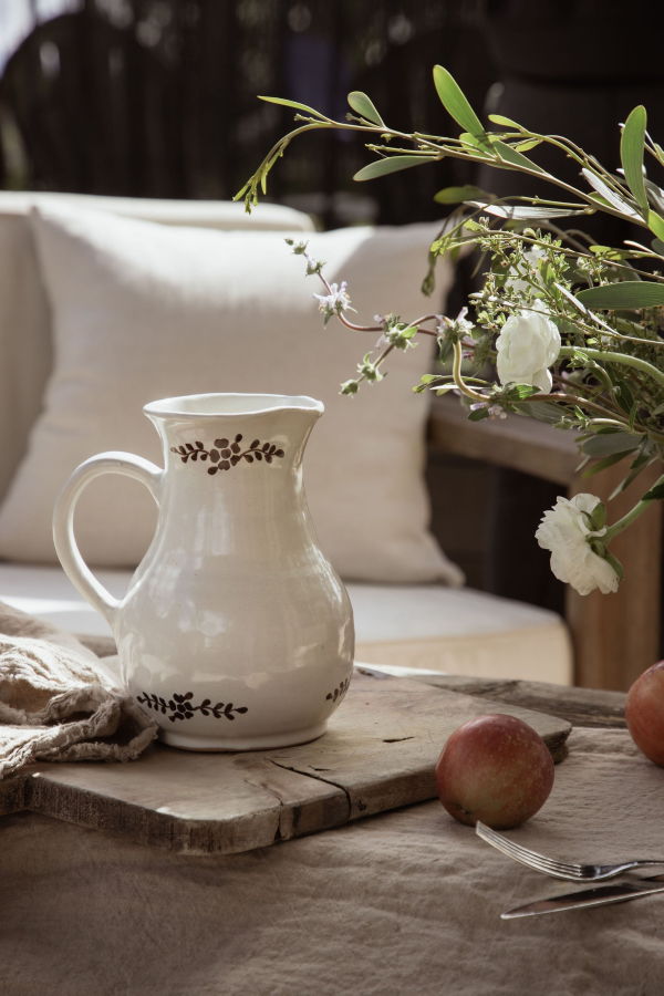 Villa Lua Home Hand-Painted Margot Pitcher