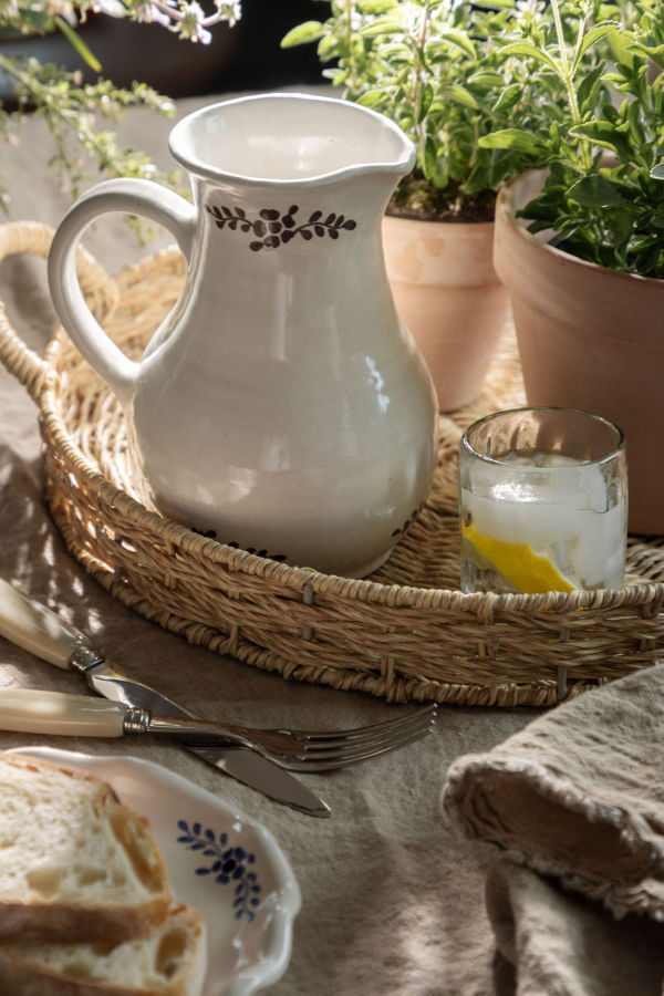 Villa Lua Home Hand-Painted Margot Pitcher