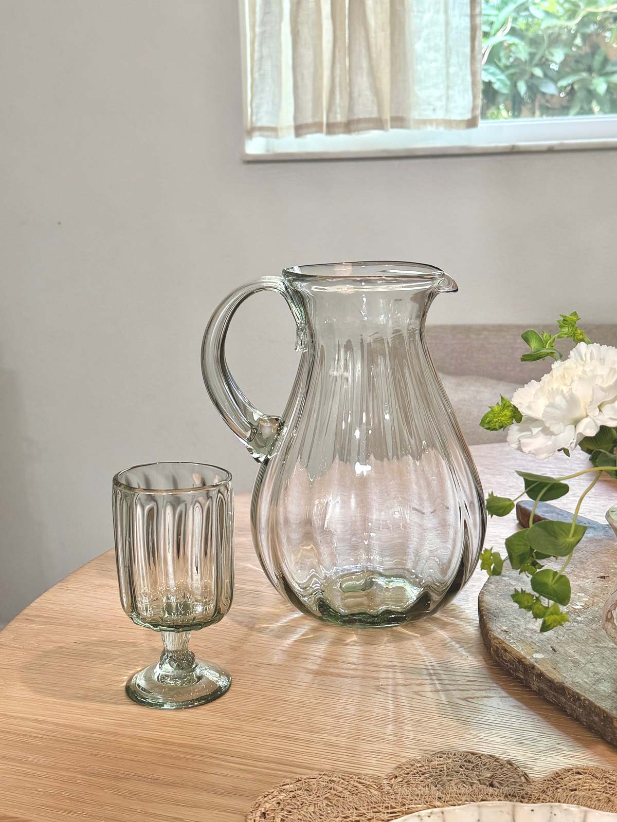 Villa Lua Home Handblown Camille Wine Glass, Set of 2 - Image 4 of 5