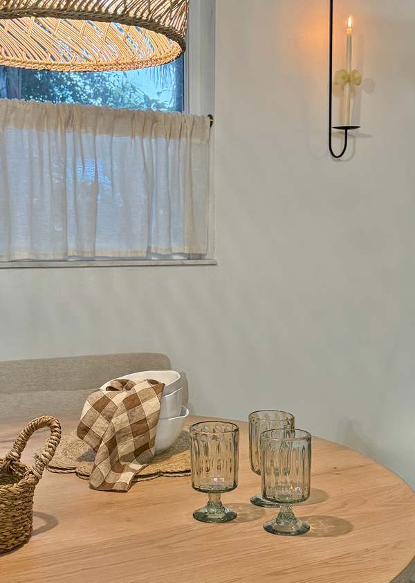 Villa Lua Home Handblown Camille Wine Glass, Set of 2