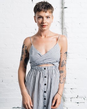 Mara Hoffman Thora Dress - black/white 