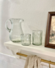Villa Lua Home Handblown Fluted Pitcher - Thumbnail 5